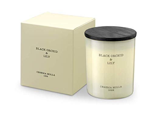 Vela aromática Black Orchid & Lily +/-50 horas - Cerería Mollá 1899 - Artepal Aromaterapia