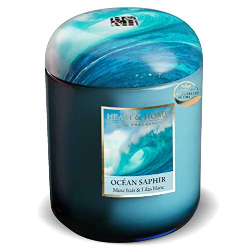 Vela grande modelo Océano Saphir Color – Heart & Home