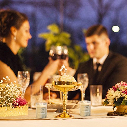 Vela perfumada La Bellefée, paquete de regalo, vela votiva de cera de soja, perfecta para aniversario, cumpleaños, yoga, Navidad, madre, padre, día de San Valentín, 3 paquetes