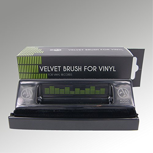 Velvet Brush for Vinyl - Audio Anatomy Deluxe Contour Velvet Brush