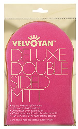 Velvotan Deluxe doble cara bronceado Mitt