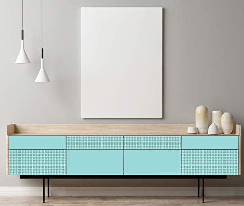 Venilia Adhesiva Motivo awale Green, Decorativa, Muebles, Papel Pintado, lámina autoadhesiva, sin ftalatos, 45 cm x 2 m, Espesor: 0,16 mm, 54783