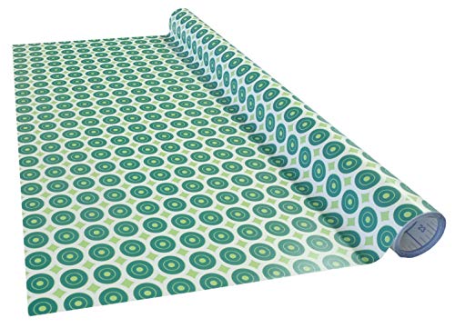 Venilia Adhesiva Motivo awale Green, Decorativa, Muebles, Papel Pintado, lámina autoadhesiva, sin ftalatos, 45 cm x 2 m, Espesor: 0,16 mm, 54783