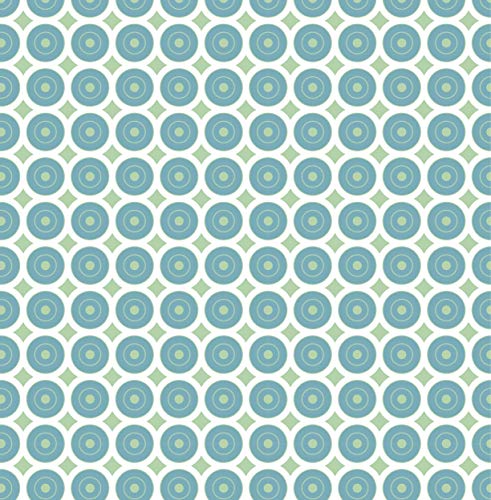 Venilia Adhesiva Motivo awale Green, Decorativa, Muebles, Papel Pintado, lámina autoadhesiva, sin ftalatos, 45 cm x 2 m, Espesor: 0,16 mm, 54783