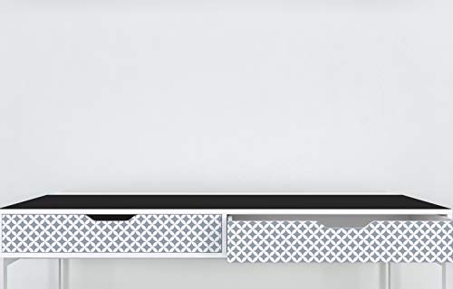 Venilia Klebefolie adhesiva Monica grey decorativa, muebles, papel pintado, lámina autoadhesiva, PVC, sin ftalatos, 1,5m, 54767, 45 cm x 1,5 m