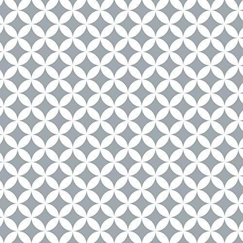 Venilia Klebefolie adhesiva Monica grey decorativa, muebles, papel pintado, lámina autoadhesiva, PVC, sin ftalatos, 1,5m, 54767, 45 cm x 1,5 m