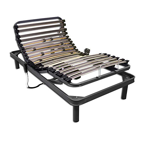 Ventadecolchones - Cama Articulada Reforzada Adaptator con Motor eléctrico Medida 90 x 190 cm