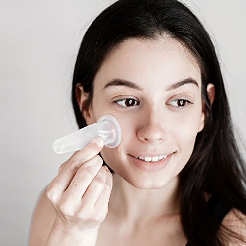 Ventosa de Masaje Silicona el Mejor Método de Tratamiento para la Circulación Suaviza las Arrugas Ventosas para la Cara / Cuello y Masaje De Cuerpo Entero