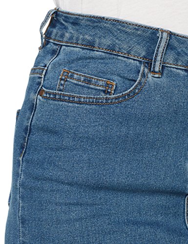 Vero Moda Vmhot Nine HW Dnm Pencil Skirt Mix Noos Falda, Azul (Medium Blue Denim Medium Blue Denim), 40 (Talla del Fabricante: Large) para Mujer