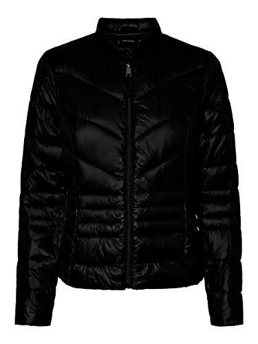 Vero Moda Vmsorayasiv Short Jacket Boos Chaqueta, Negro (Black Black), Small para Mujer