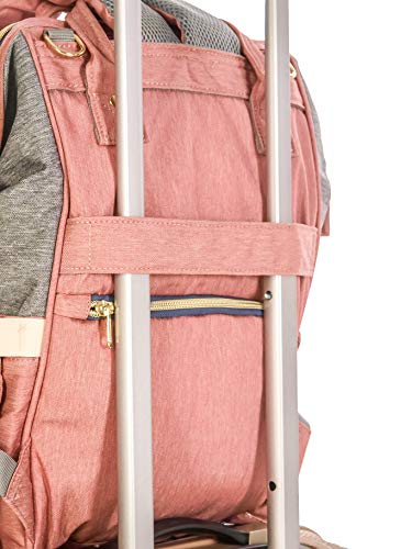 Verolino Mochila Pañalera Cambiador Pañales USB Multifuncional para Cochecito - [ Modelo PREMIUM ]