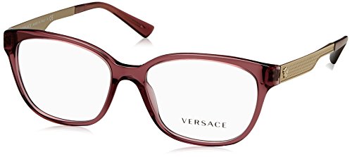 Versace 0Ve3240 Monturas de gafas, Transparent Violet, 54 para Mujer