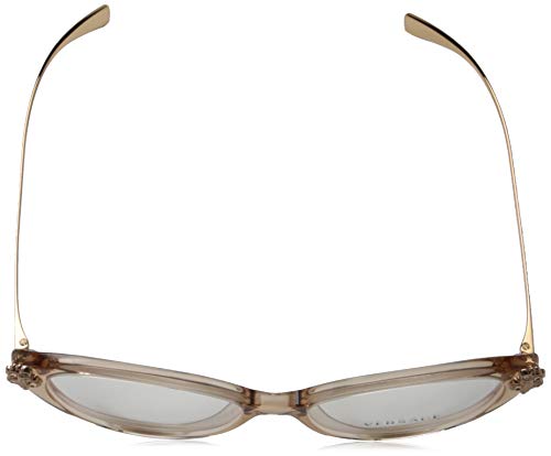 Versace 0VE3262B Monturas de gafas, Transparente Brown, 54 para Mujer