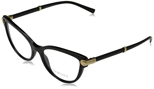 Versace 0VE3270Q Monturas de gafas, Black, 54 para Mujer