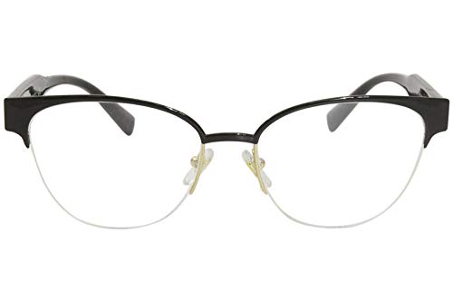 Versace Gafas de Vista 90S VINTAGE LOGO VE 1265 Black 53/17/140 mujer