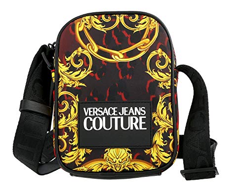 Versace Jeans Couture hombre Logo baroque bolsos bandolera rosso