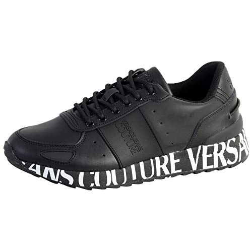 Versace Jeans Couture Hombre Logo Zapatillas Nero 40 EU