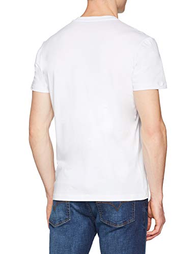 Versace Jeans Man T-Shirt Camiseta de Tirantes, Blanco (Bianco Ottico E003), XX-Large para Hombre