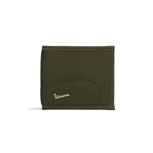 Vespa - Billetera por hombres WING con numerosos bolsillos para monedas, billetes y tarjetas (Talla única)