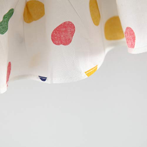 Vestido Bebé Agatha Ruiz De La Prada Elegante - Falda Corta de Niña Sin Manga + Sombrero de Sol con Lazo Conjunto de 2 Piezas - Vestido Bebés Playa para Cumpleaños,Vacaciones