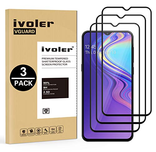VGUARD [3 Unidades] Protector de Pantalla para Samsung Galaxy A50 / A30S / M31 / M30S / M21, [Cobertura Completa] Cristal Vidrio Templado Premium, [Dureza 9H] [Anti-Arañazos] [Sin Burbujas]
