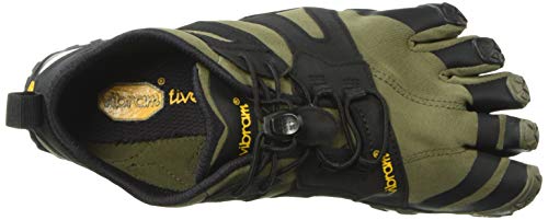 Vibram Fivefingers 19M7602 V 2.0, Zapatillas de Trail Running para Hombre, Verde Ivy Black, 44 EU