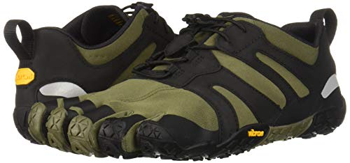 Vibram Fivefingers 19M7602 V 2.0, Zapatillas de Trail Running para Hombre, Verde Ivy Black, 44 EU