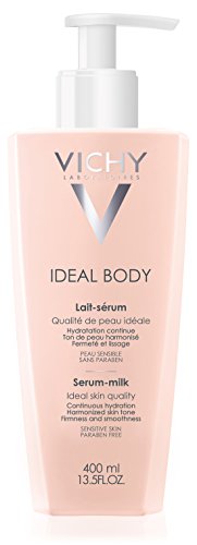 Vichy Idéal Body Milk 400ml - loción corporal (Piel mixta, Piel seca, Piel normal, Piel grasosa, Piel sensible, Wet skin, Anti-drying, Firming, Hydrating, Suavizar, Frasco dispensador)