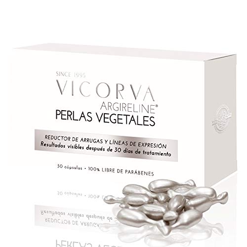 Vicorva Perlas Vegetales Argireline® | Cápsulas Lifting Efecto Inmediato | Reduce Visiblemente Las Arrugas y Líneas de Expresión | Monodosis de Fácil Aplicación | Textura Sérum Efecto Sedoso | 30 Uds