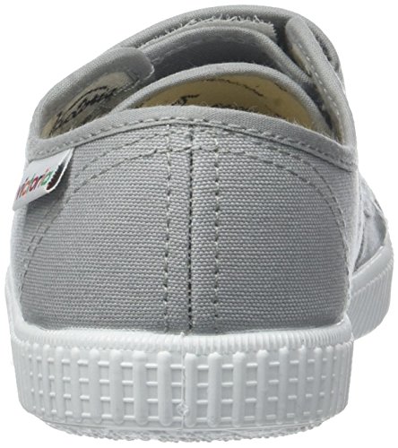 Victoria Basket Lona Dos Velcros, Zapatillas Unisex Niños, Gris (Zinc), 21 EU