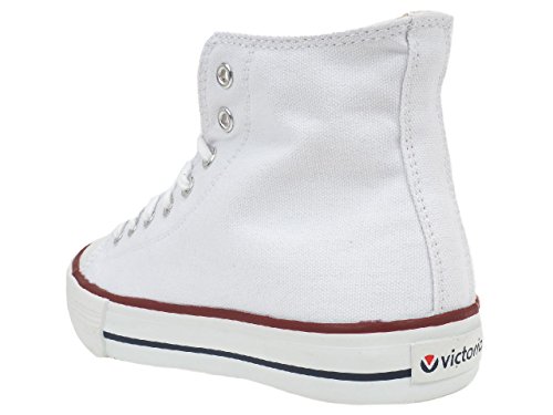 Victoria Botin Basket Autoclave, Zapatillas Altas para Mujer, Blanco, 38 EU