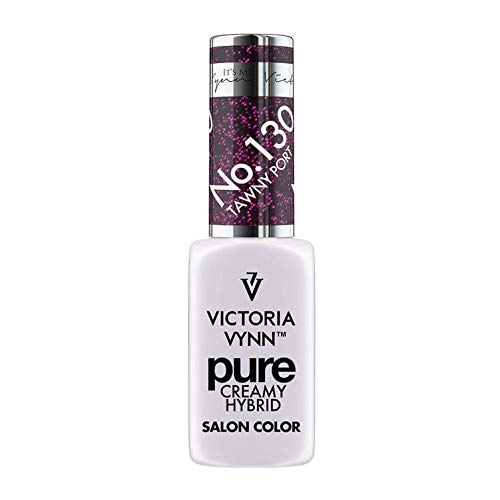 Victoria Vynn Pure Creamy Hybrid Salon Color 8mL, 130 Tawny Port - Esmalte de uñas