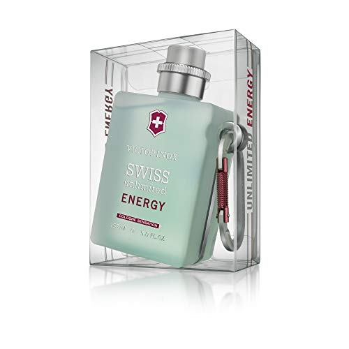 Victorinox Swiss Unlimited Energy 150 ml colonia Hombres - Colonias (Hombres, 150 ml, Envase no recargable, Toronja, Grapefruit, Mint leaf, Violet leaf, Lavanda, Nuez moscada)
