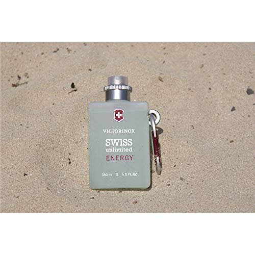 Victorinox Swiss Unlimited Energy 150 ml colonia Hombres - Colonias (Hombres, 150 ml, Envase no recargable, Toronja, Grapefruit, Mint leaf, Violet leaf, Lavanda, Nuez moscada)