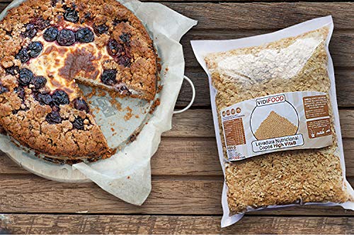 VidiFood Levadura Nutricional Enriquecida Con Vitamina B12, Superalimento De Levadura Inactiva - 1kg