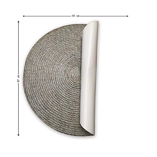 VILBER Natural Look Alfombra Vinilo ALMERIA. Diámetro 155 cm