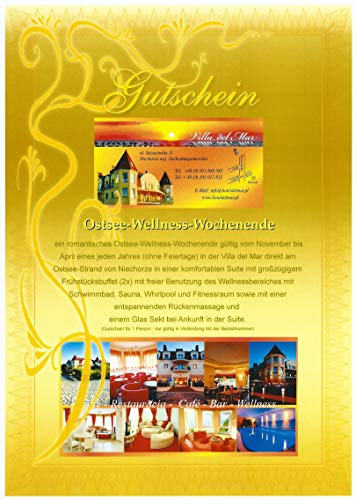 Villa Del Mar - Cupón de Hotel para el mar Báltico (Fin de Semana de noviembre a Abril, con Masaje de Espalda)