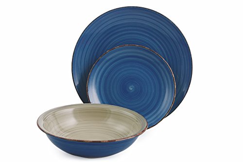 Villa D’este Home 2407776 - Plato (Plato de Cena, Alrededor, Cerámica, Multi, 27 cm, 55 mm)