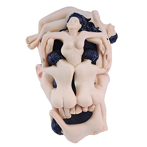 VISZC Halloween M-A ^ S-k Adultos Scary látex Sombrero, Novela de Halloween Decoración, Sombrero Prop Horror Vestuario Cabeza Escudo Cosply