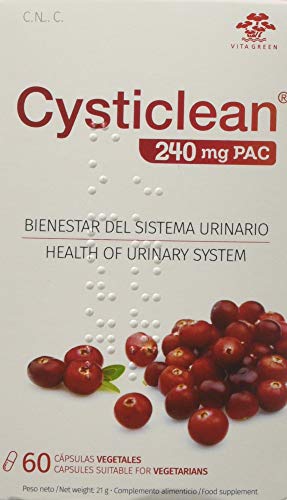 Vitagreen Cysticlean 153903.0 Prevención y Tratamiento de la Cistitis 240 mg 60 Cápsulas