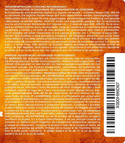Vitamaze® Extracto de Garcinia Cambogia Combinado con Colina, como Inhibidor del Apetito, y Cápsulas Quemadoras de Grasa, 240 Cápsulas para 2 Meses, Suplementos Pura sin Aditivos Innecesarios