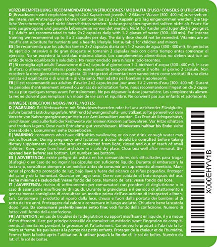 Vitamaze® L-Arginina 4500 mg Altamente Concentrada, 360 Cápsulas para 3 Meses, Adecuado para las Personas Alérgicas, Pura Natural L-Arginine HCL sin Aditivos Innecesarios, Calidad Alemana