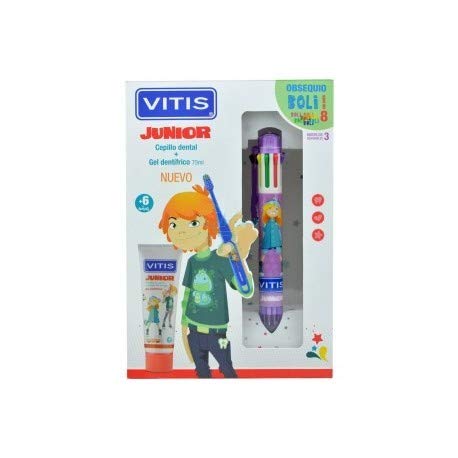 Vitis Vitis Junior Pack Dentifric Gel 75 Ml+Toothbrush+Gadget - 75 ml