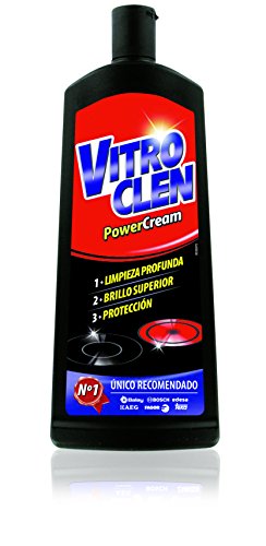 Vitroclen Crema - Limpiador específico para placas de vitrocerámica - 2 x 450 ml