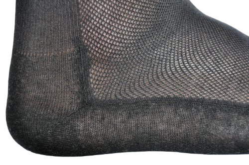 vitsocks Calcetines PLATA-Algodón Anti-Olor Hombre (3 PARES) Antibacterianos Respirables, negro, 47-50