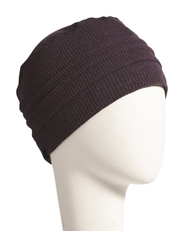 Viva Headwear Gorro básico de Calidad para quimioterapia 100% algodón (Vitale/púrpura Oscuro)