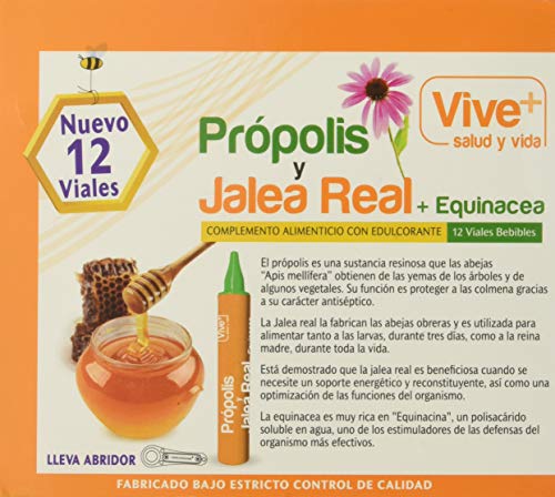Vive+ Própolis con Jalea Real y Equinácea - 12 Unidades