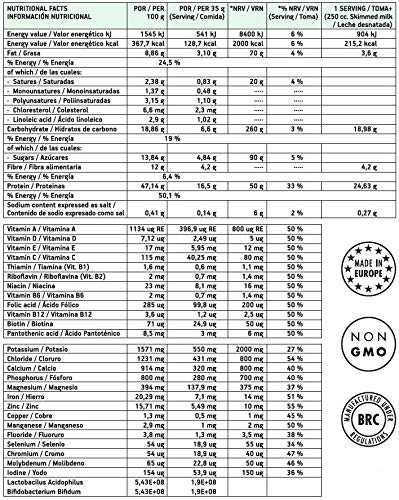 VNDiet - Batido Sustitutivo de Comida para Dieta | Batido para Adelgazar con Proteínas, Reemplazo Comida, Muy Saciante, Bebida Dietética para Adelgazar Rápido, 490gr, Sabor Fresa