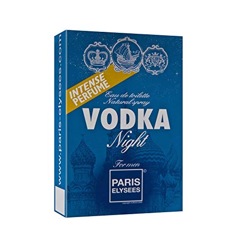 VODKA Night Perfume para hombre Eau de toilette pour homme Paris Elysees 100 ml Aromático - Amaderado