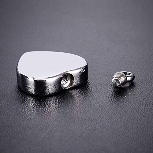 VVHN Mi Madre + mi Amigo Cilindro conmemorativo en Forma de corazón Ur Collar Colgante joyería de cremación de Acero Inoxidable 316